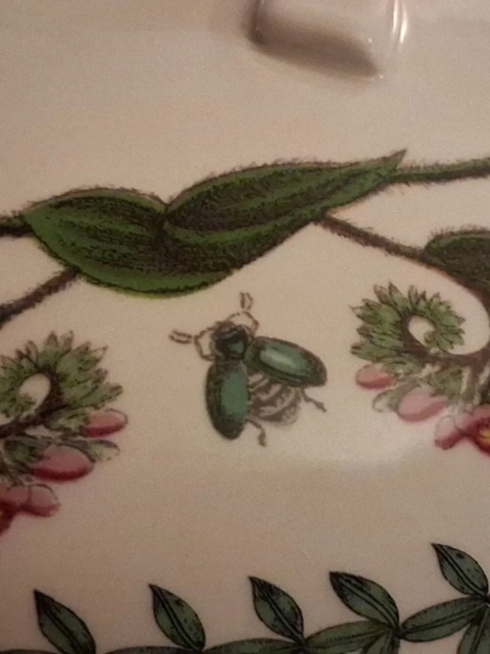 Vintage Portmeirion Botanic Garden 2.5qt Round Covered Casserole Romantic Shape